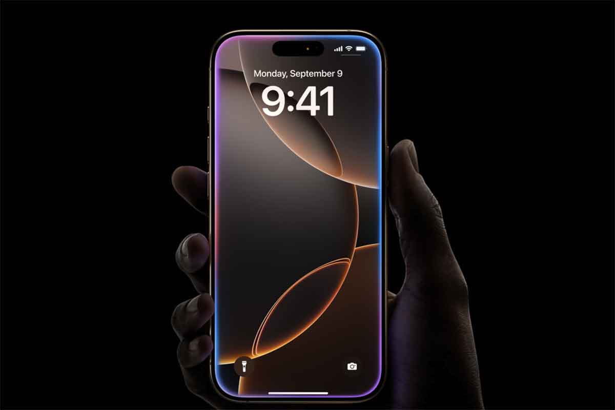 iPhone16 Pro 贴黑边膜校准专用壁纸-IT黑科技